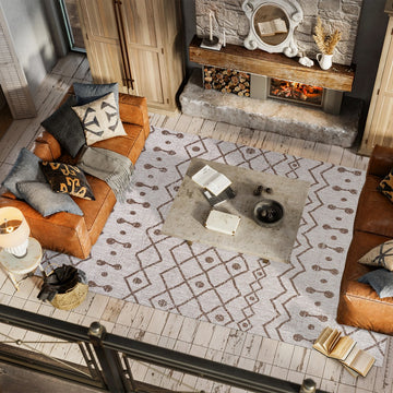 Nokat Tribal Bohemian Indoor/outdoor Area Rug